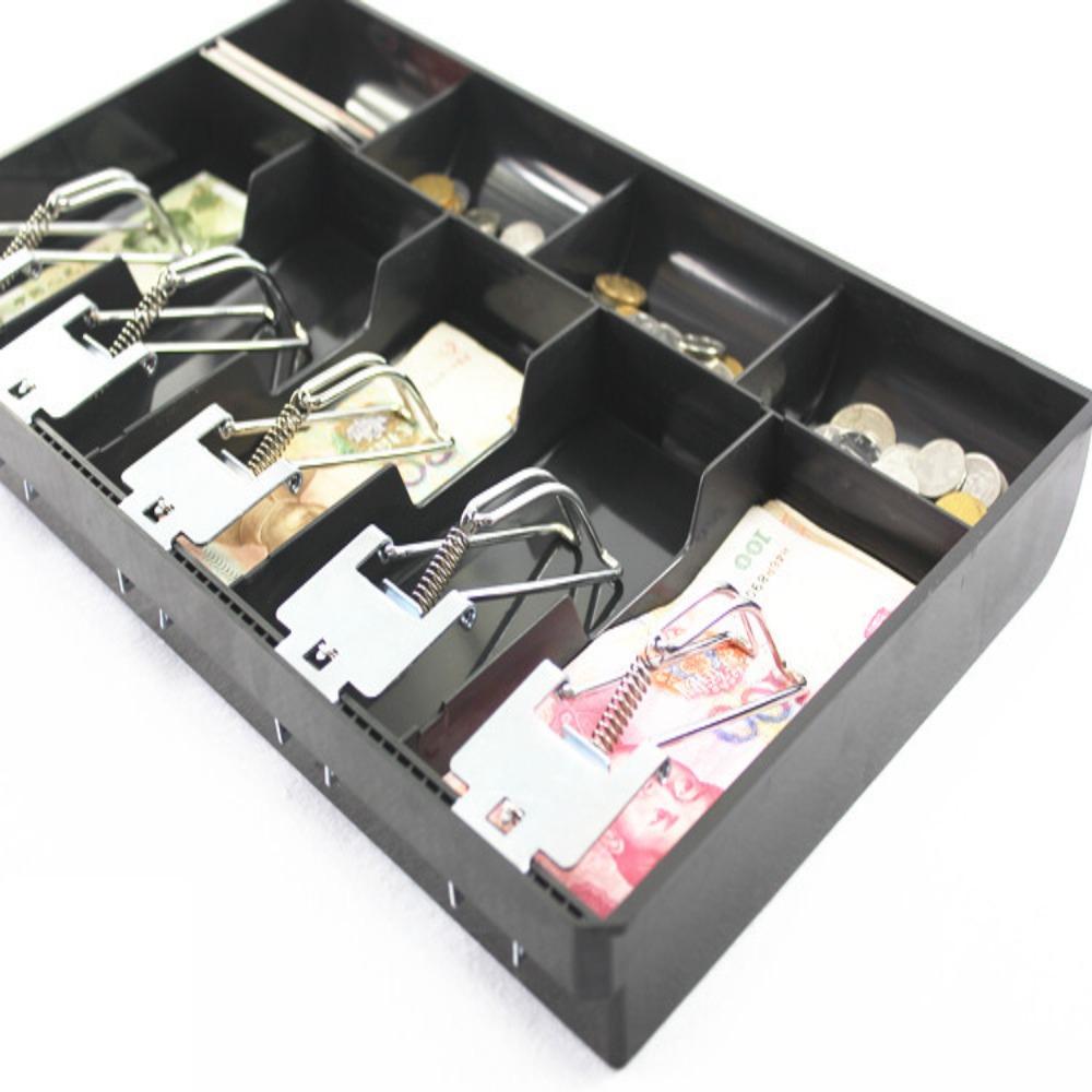 Cash Drawer Pos - Plastic Money 3/4/5compartments Money Counter Case