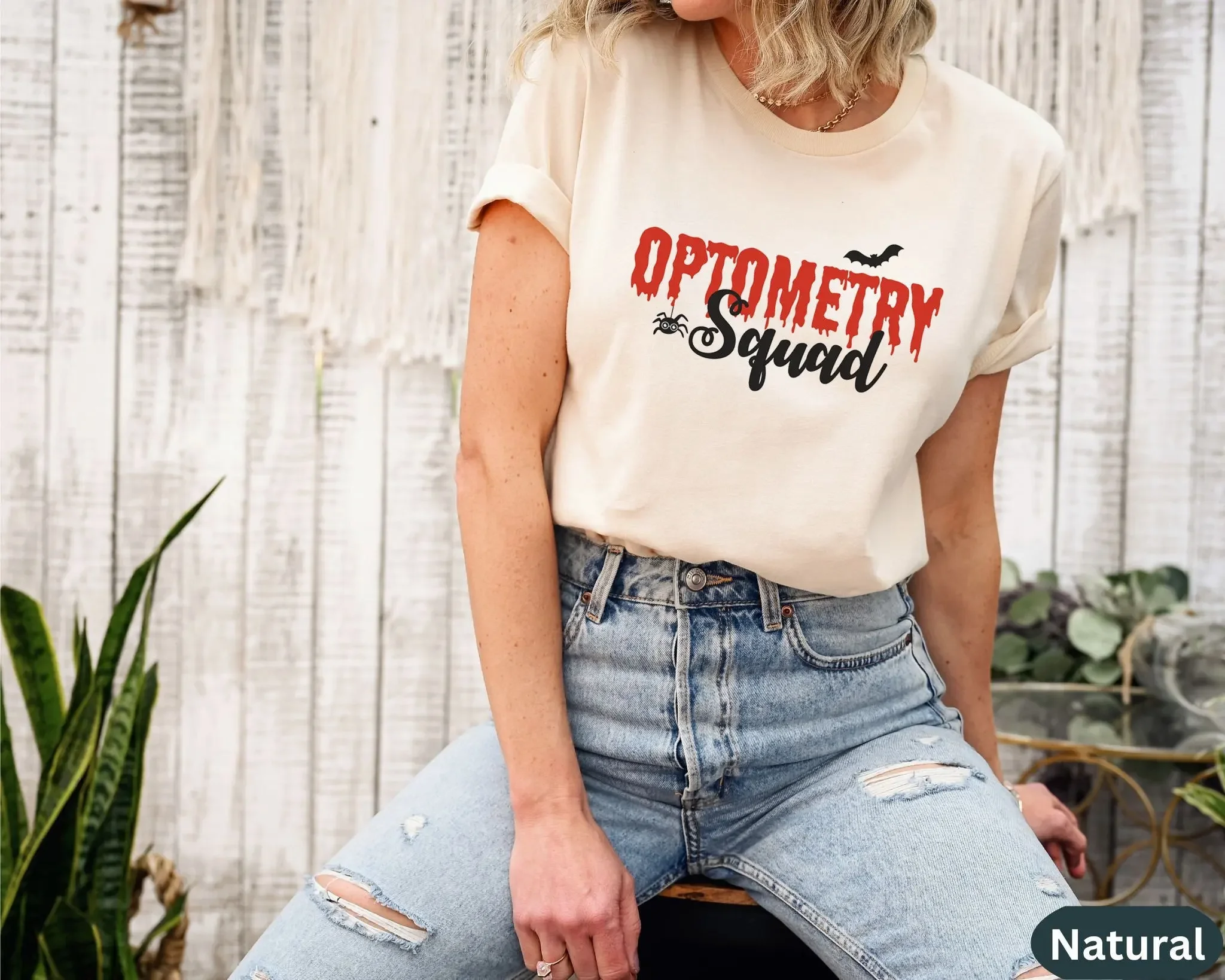 Office Print Tech - Halloween Optometry Person T Shirt For