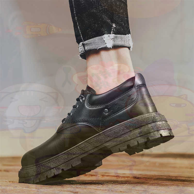 Classic Tech Office Number - Dark Natural Leather Fashion Trainers Tennis