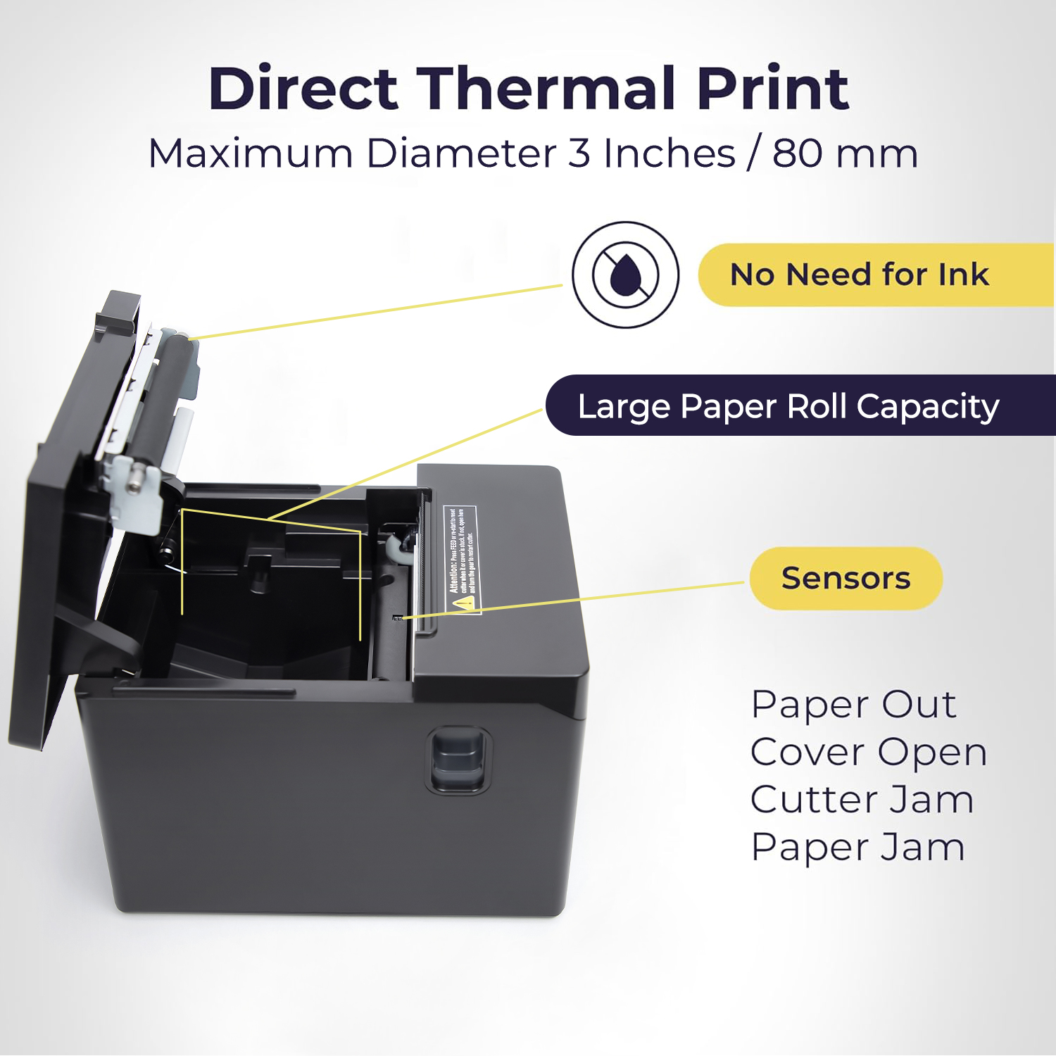Cash Drawer Pos - T8320 POS Thermal Receipt Printer 80mm