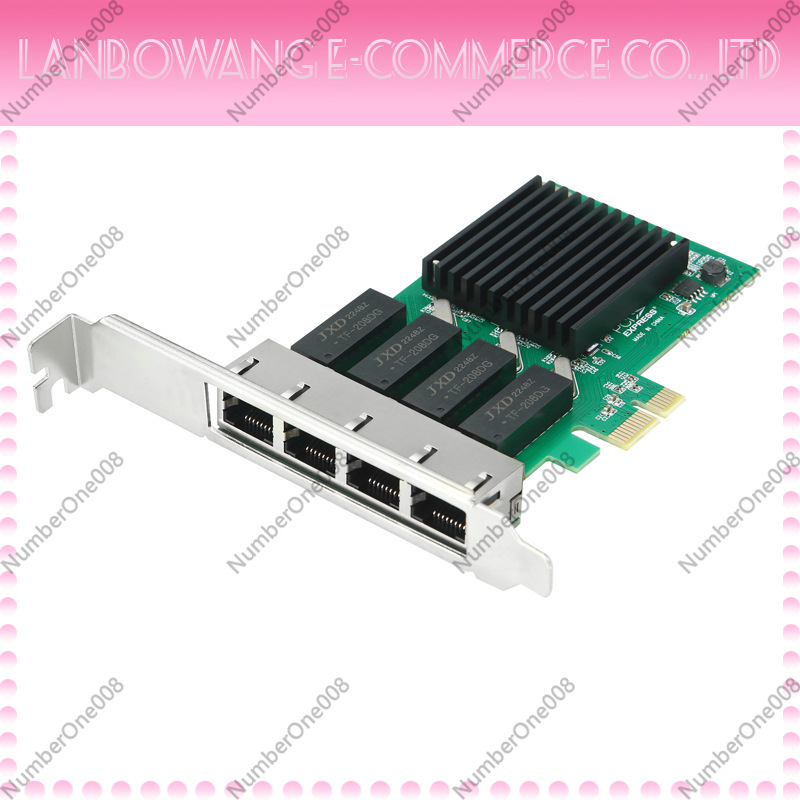 Gigabit Network Card - For Intel I350-T4 Quad Port Gigabit