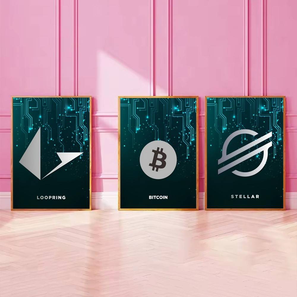 Tech Circuit Crypto Symbol Pos - Office Print Tech 评论和价格