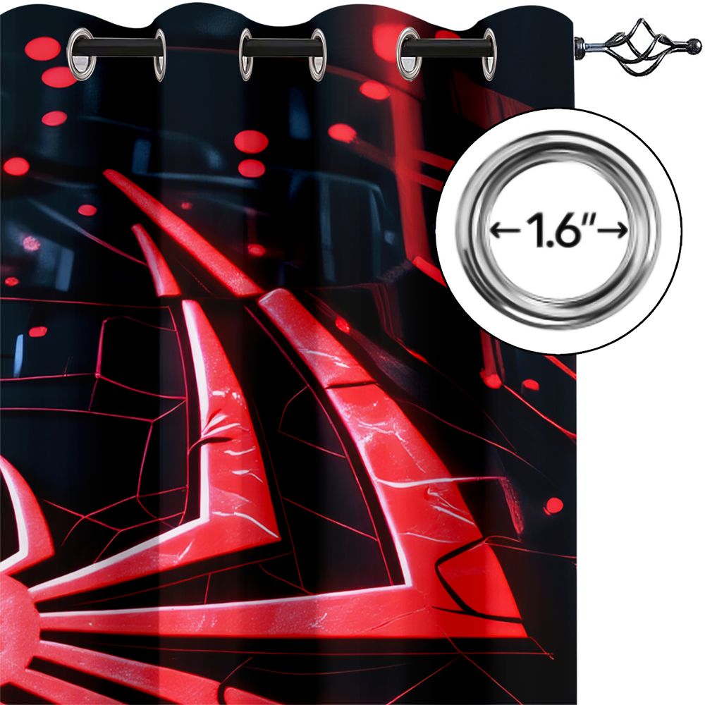 Spider Print Curtains Futurist - Office Print Tech 评论和价格