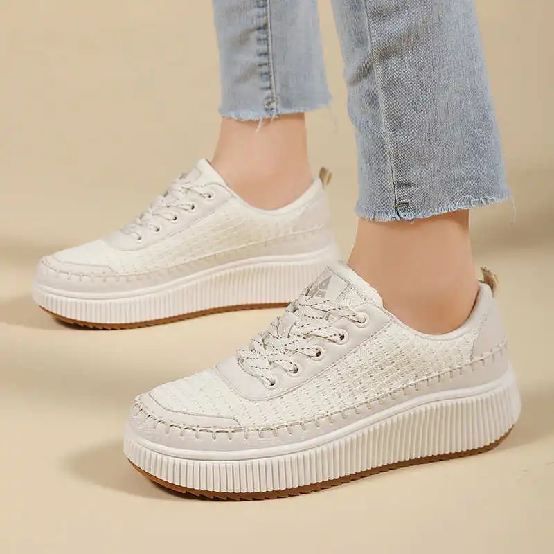 Brown Shoes Woman Flats Autumn - Classic Tech Office Number 评论和价格