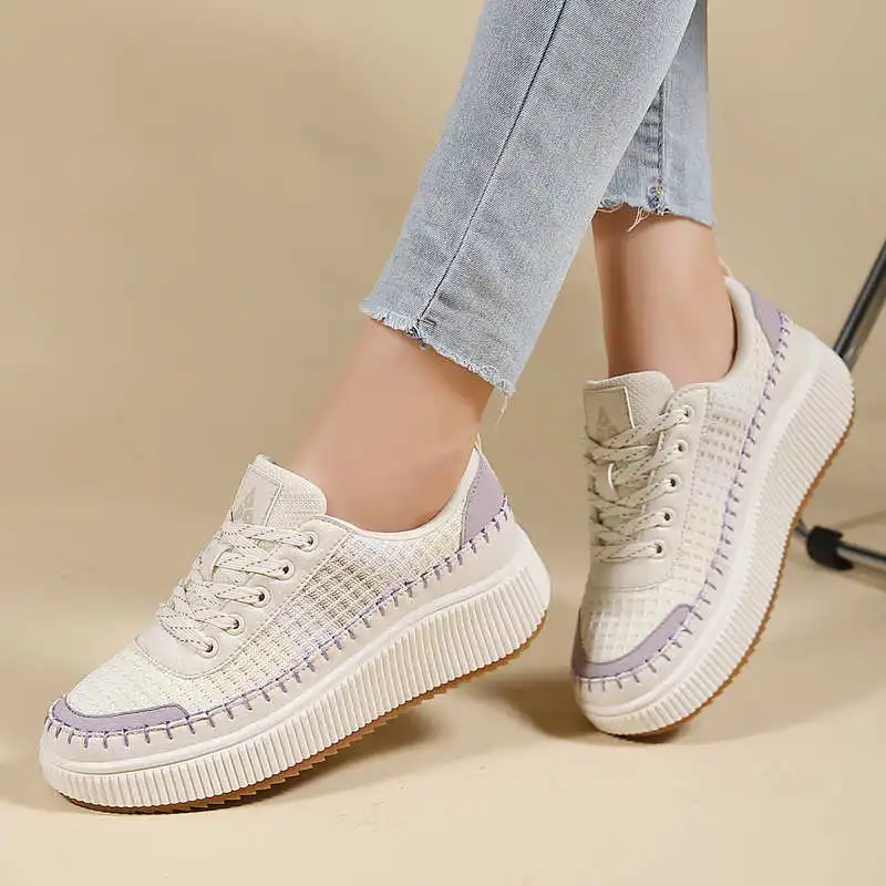 Brown Shoes Woman Flats Autumn - Classic Tech Office Number 评论和价格
