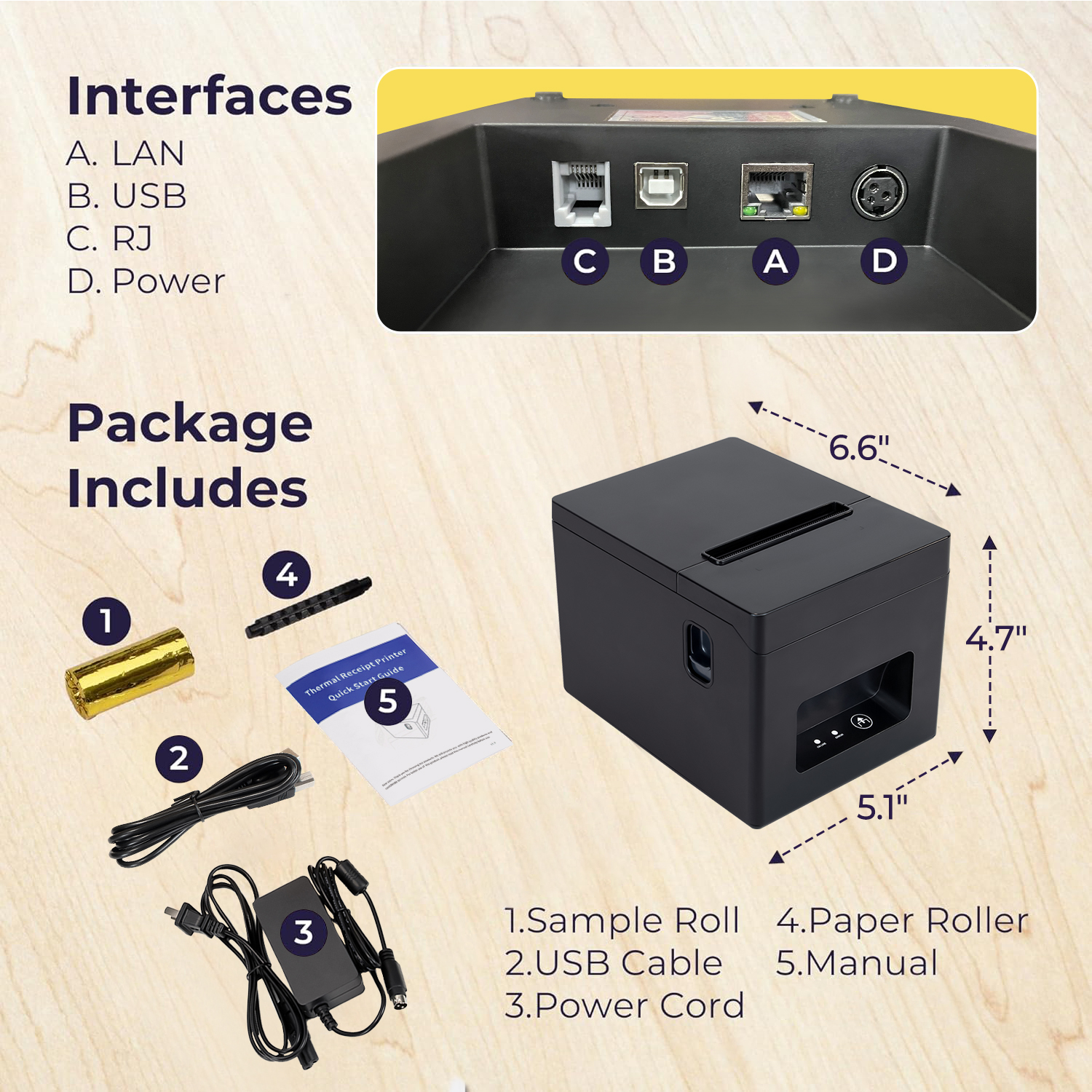 T8320 POS Thermal Receipt Prin - Cash Drawer Pos 评论和价格