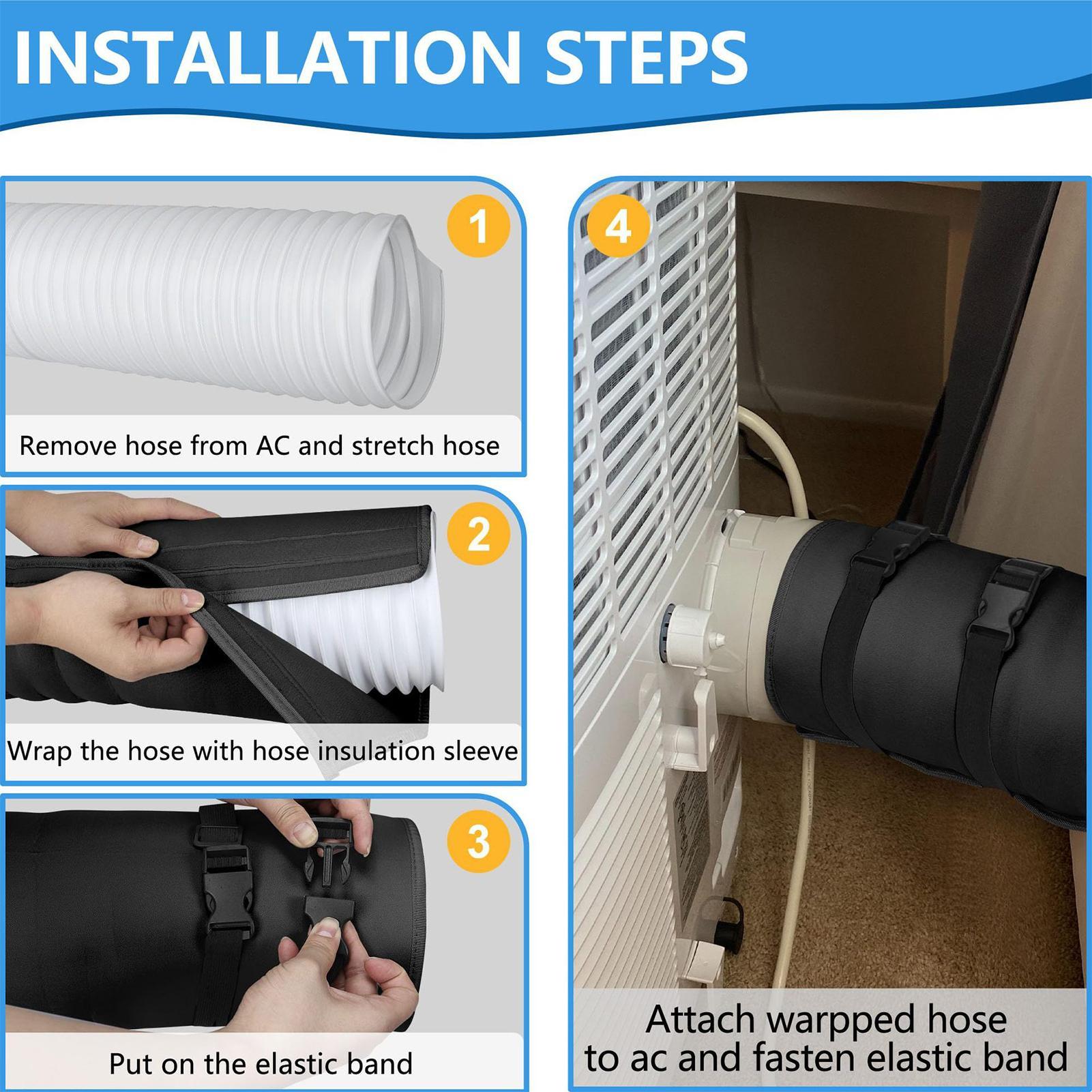 Air Conditioner Hose Cover Dus - Office Print Tech 评论和价格