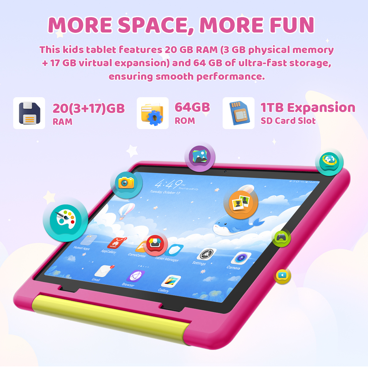 BUFO KT1028 10.1 Inch Kids Tab - Gigabit Network Card 评论和价格