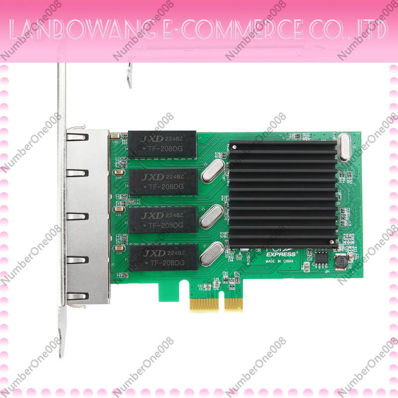 For Intel I350-T4 Quad Port Gi - Gigabit Network Card 评论和价格