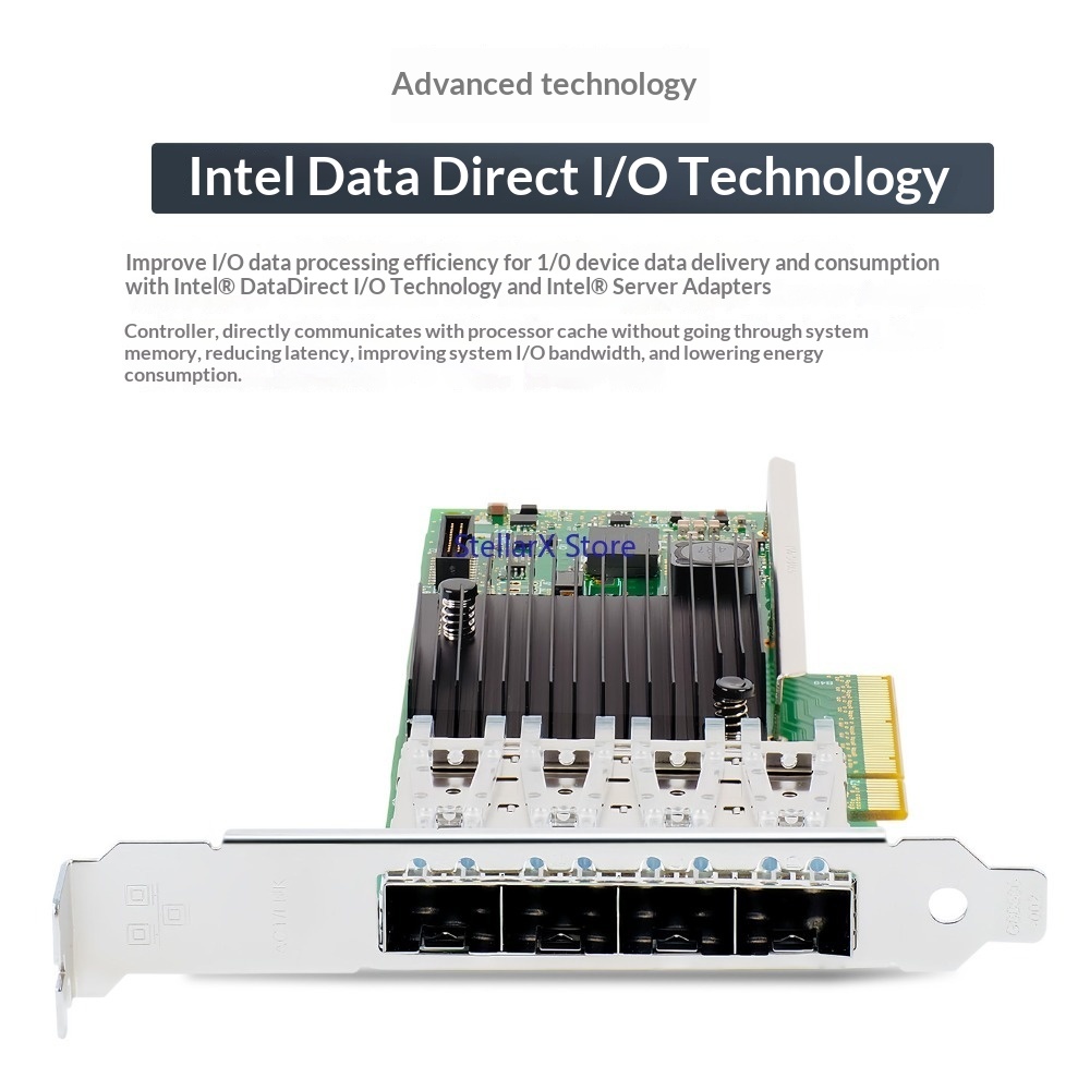 XL710 chip 4SFP 10G four-port  - Gigabit Network Card 评论和价格